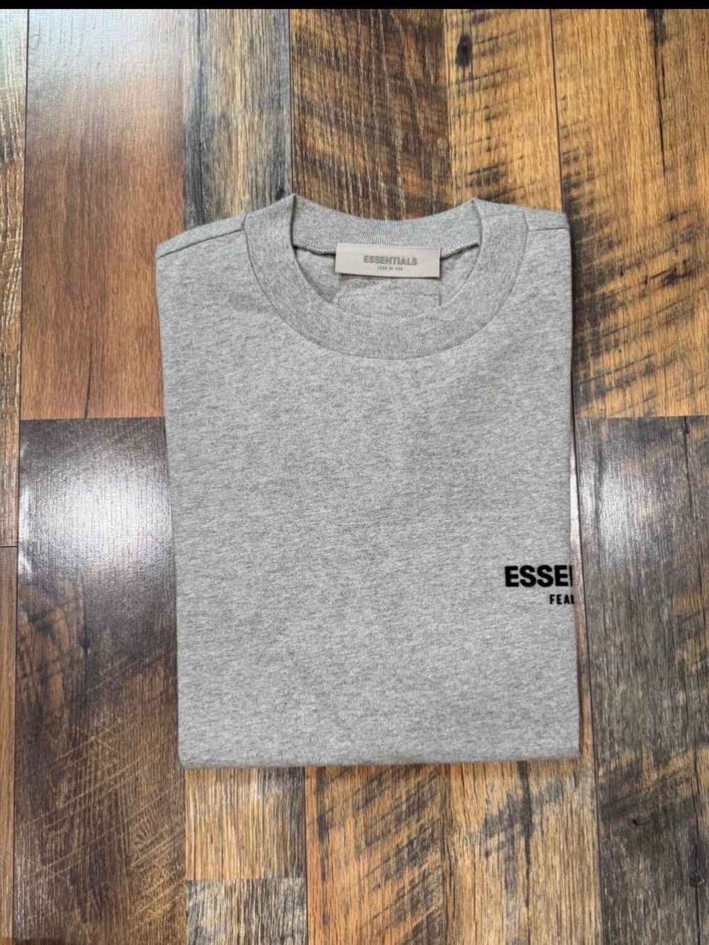 Essentials Men’s dark  Grey Crewneck Short Sleeve Tee full set